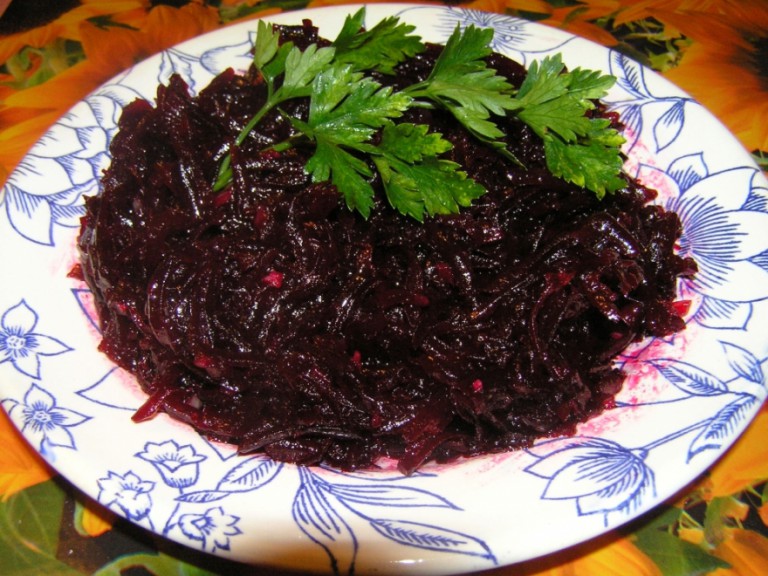 Рецепт салатов из свеклы