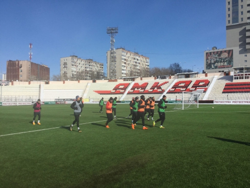 «Амкар» продолжает готовиться к матчу с «Локомотивом»