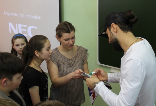 Дарко Бодул пообщался с пермскими школьниками на немецком языке